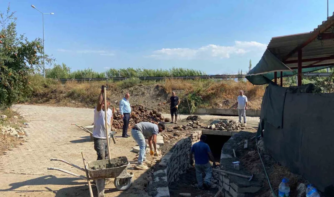 Sultanhisar Belediyesi, ilçeye bağlı Kabaca Mahallesi Kabak Deresi mevkiinde başlattığı