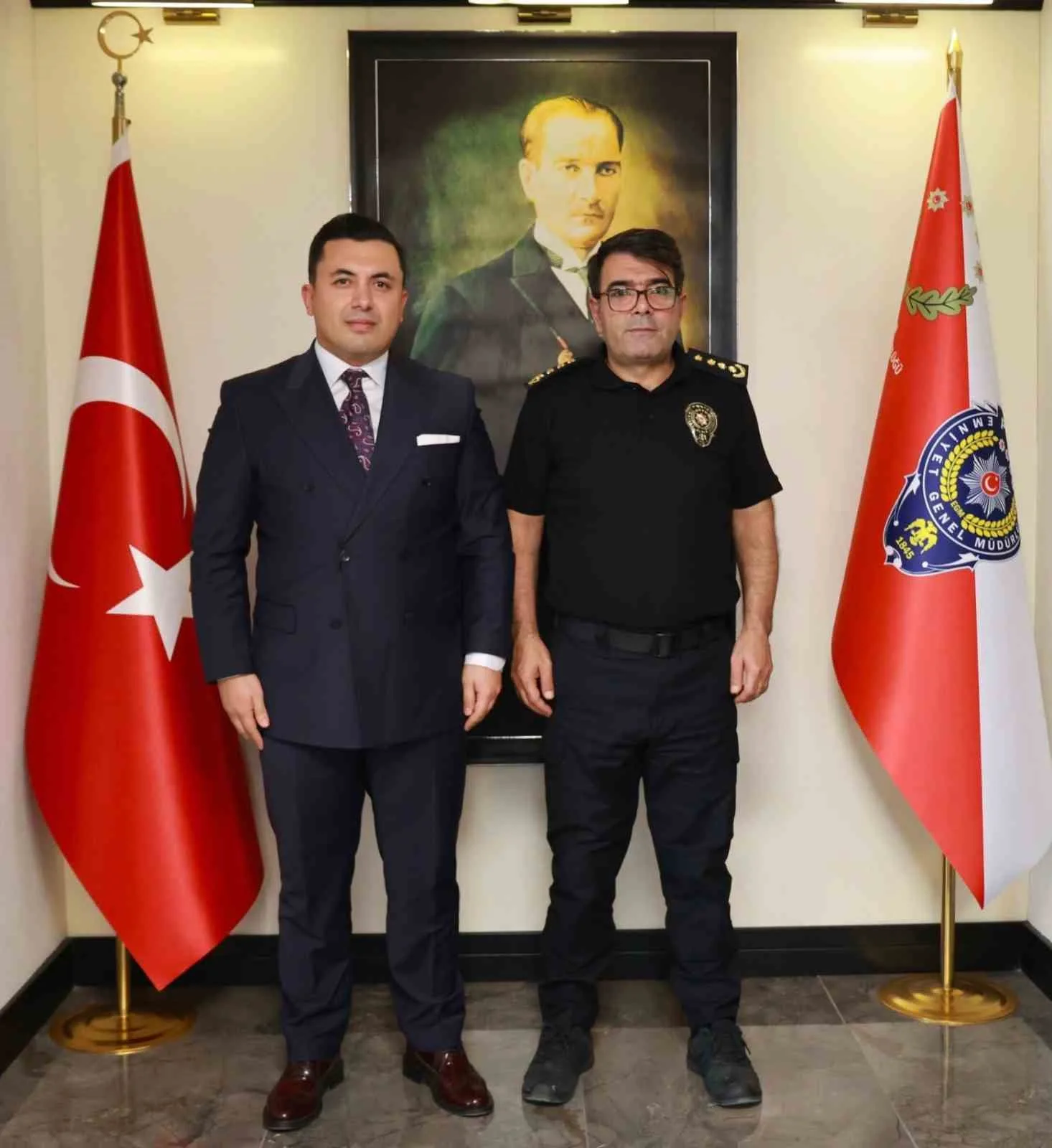 Mersin İl Emniyet Müdürü İdris Yılmaz’la bir araya gelen Anamur