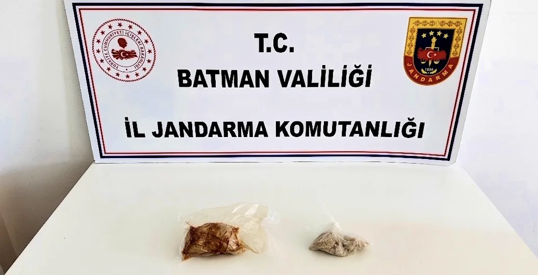 Batman İl Jandarma Komutanlığınca uyuşturucu madde ile mücadele kapsamında düzenlenen
