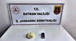 Batman İl Jandarma Komutanlığı ekipleri tarafından yürütülen çalışmalar kapsamında, uyuşturucu