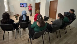 Kızılay Bayburt Şubesi tarafından Yeşilay ve YEDAM çalışanlarına yönelik ’Afet