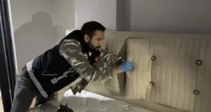 Samsun’un Atakum ilçesinde gerçekleştirilen operasyonda, baza başlığının içine gizlenen uyuşturucu
