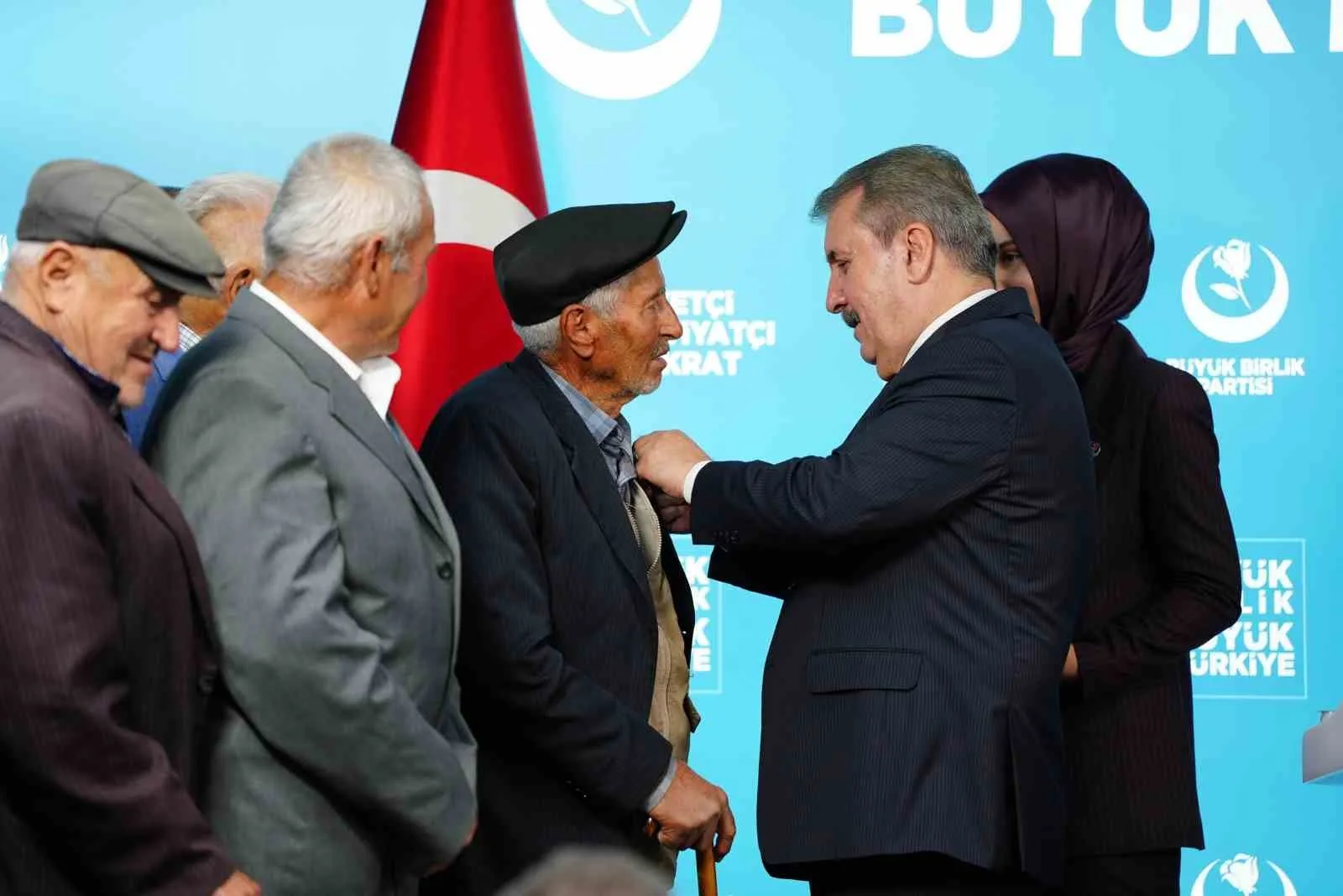 Büyük Birlik Partisi (BBP) Genel Başkanı Mustafa Destici, KKTC’deki cumhurbaşkanlığı