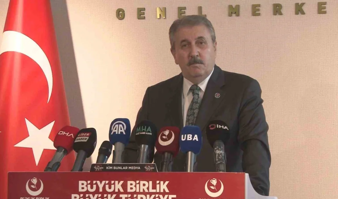 Büyük Birlik Partisi (BBP) Genel Başkanı Mustafa Destici, “Dünya var
