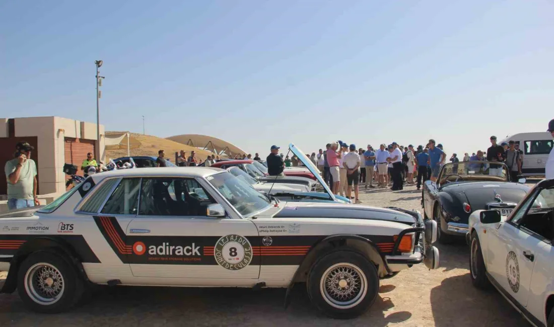 Şanlıurfa’da Belçika’dan yola çıkan klasik otomobil tutkunları, Gürcistan ve Azerbaycan