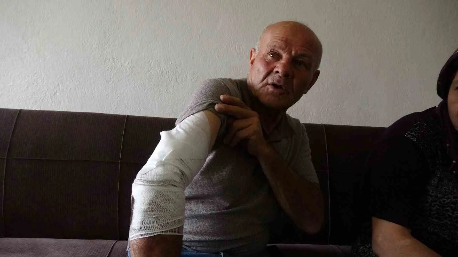 Burdur’da taksicilik yapan adam gece beslemek istediği sokak köpeğinin saldırısına