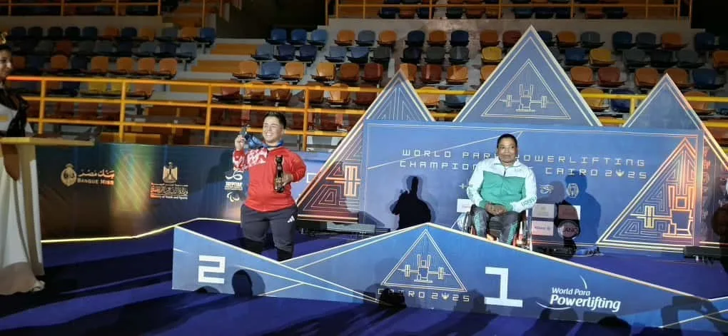 Dünya Bedensel Engelliler Halter Şampiyonası kadınlar 55 kiloda Besra Duman,