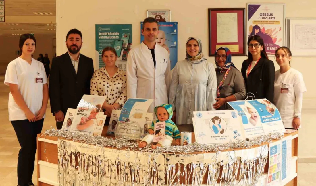 Konya’nın Beyşehir ilçesinde bebek dostu tescili olan devlet hastanesinde düzenlenen