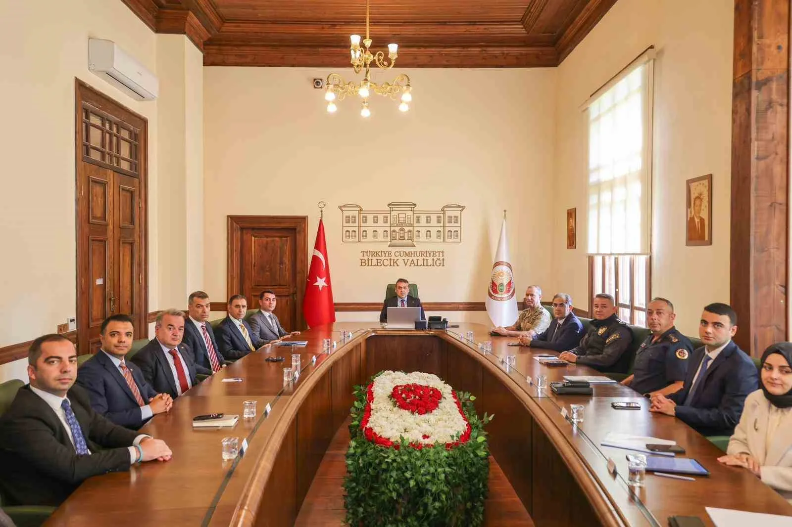 Bilecik Valisi Faik Oktay Sözer başkanlığında “İl Asayiş ve Güvenlik