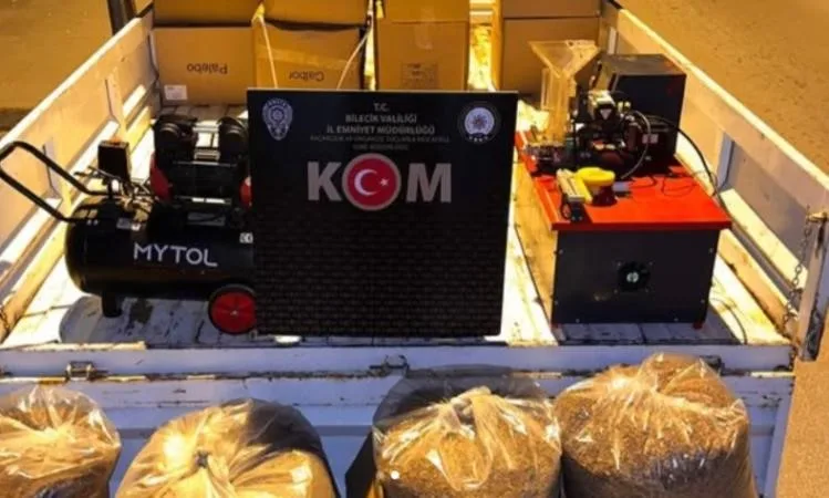 Bilecik İl Emniyet Müdürlüğü, Bozüyük’te kaçakçılıkla mücadele kapsamında önemli bir