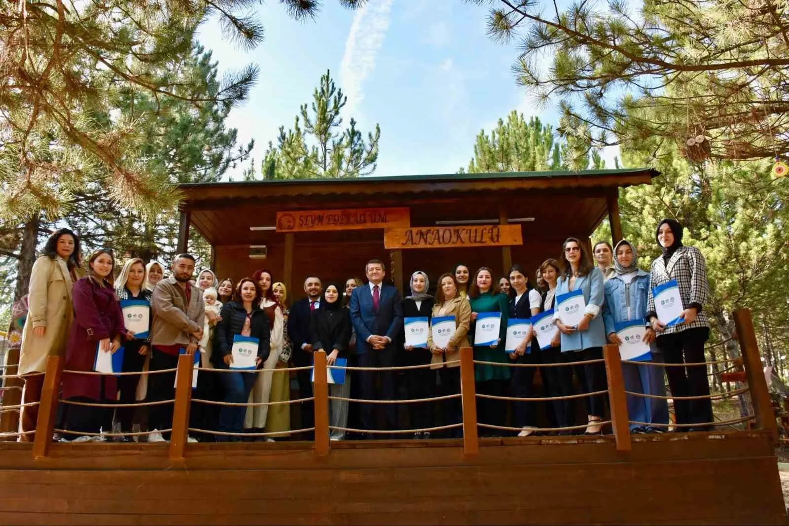 Bilecik’te 32 okul öncesi öğretmeni “Orman Pedagojisi” projesi kapsamında eğitimi