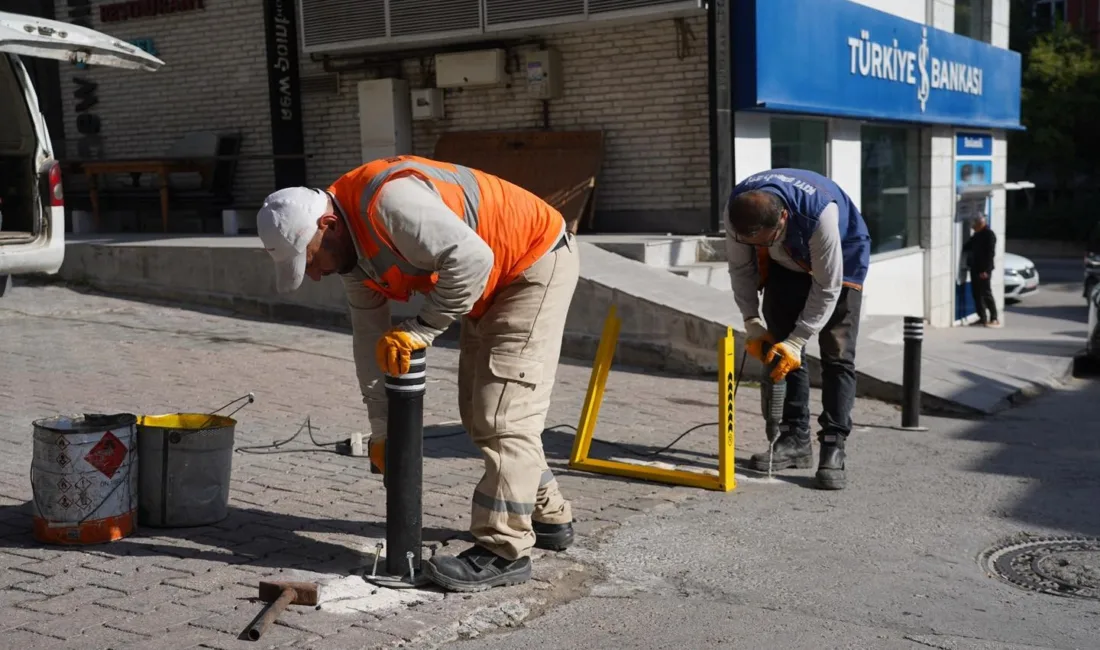 Bilecik’te şehir merkezinde yaya önceliğini artırmak amacıyla yayalaştırma çalışmaları başladı.