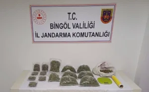 Bingöl’ün Genç ilçesinde jandarma ekiplerince metruk bir binaya düzenlenen operasyonda