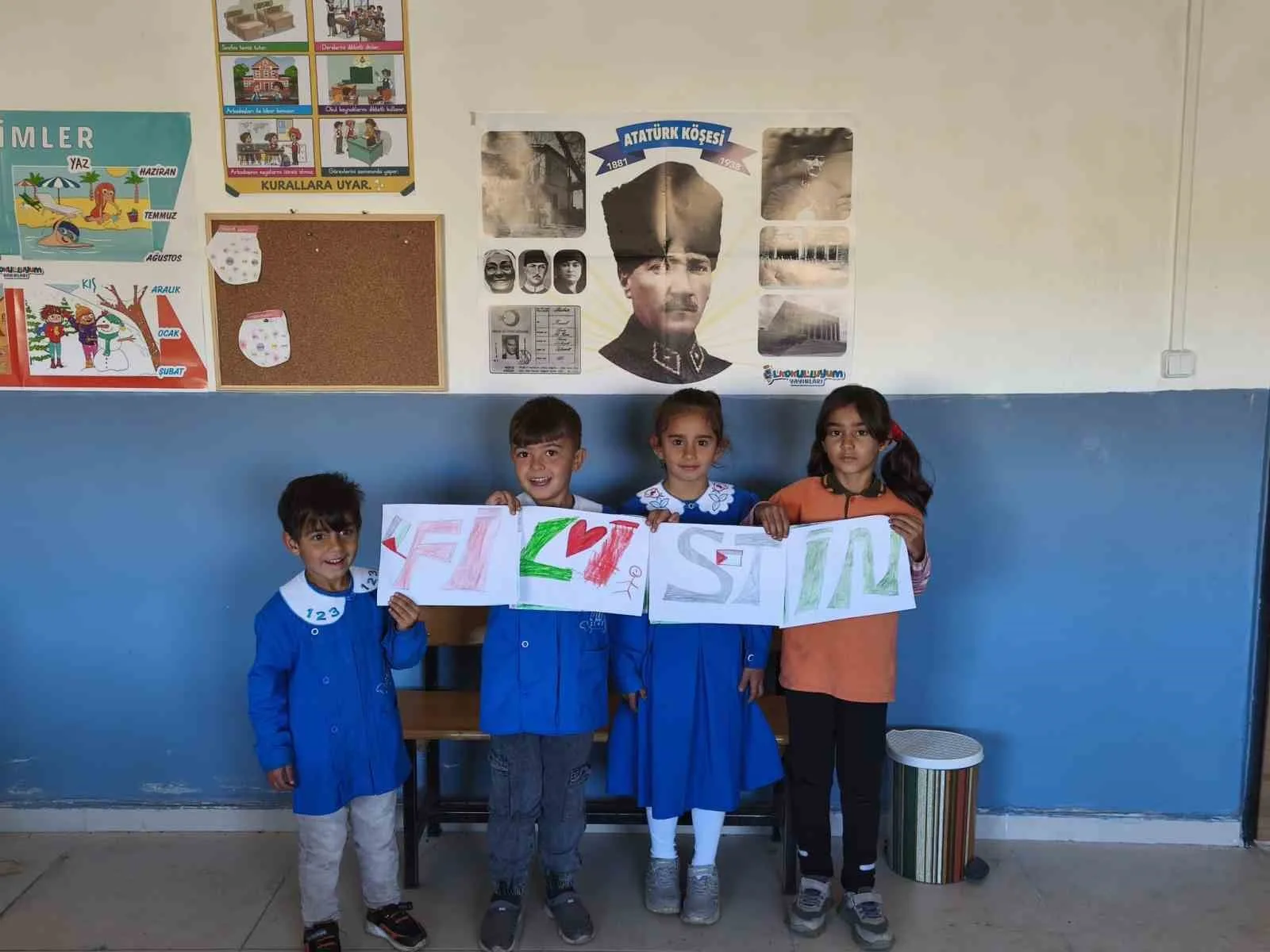 Milli Eğitim Bakanlığı’nın 81 ilde eş zamanlı düzenlenmesini istediği Filistin’e