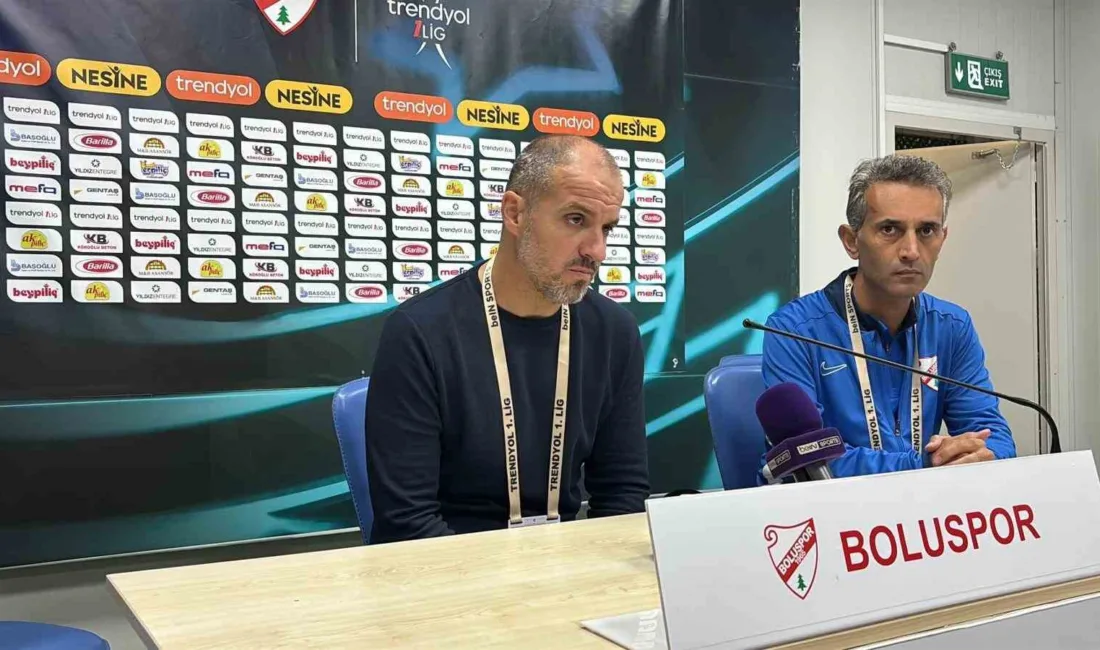 Trendyol 1. Lig’in 9. haftasında oynanan Boluspor Esenler Erokspor maçının