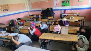 Afyonkarahisar’ın Bolvadin ilçesindeki ilk ve orta dereceli okullarda Afetler ve