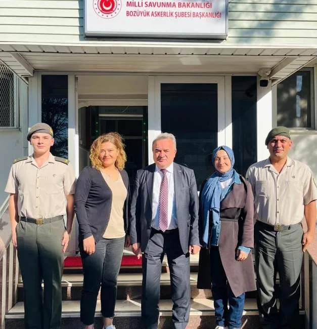 Bozüyük Kaymakamı Adem Öztürk, Bozüyük Askerlik Şubesi Başkanlığı ve Bölge