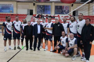 Bilecik’te düzenlenen ’3’üncü Kamu Spor Oyunları Kadın ve Erkekler Voleybol