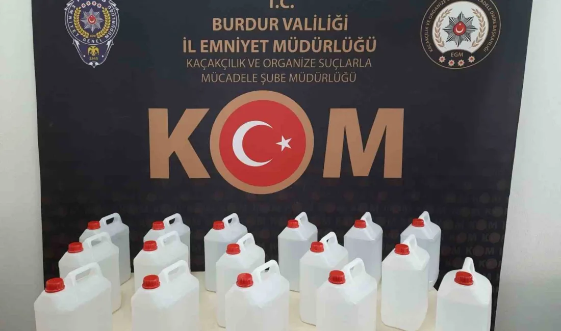 Burdur’da eylül ayında yapılan operasyonlarda binlerce paket doldurulmuş makaron, litrelerce