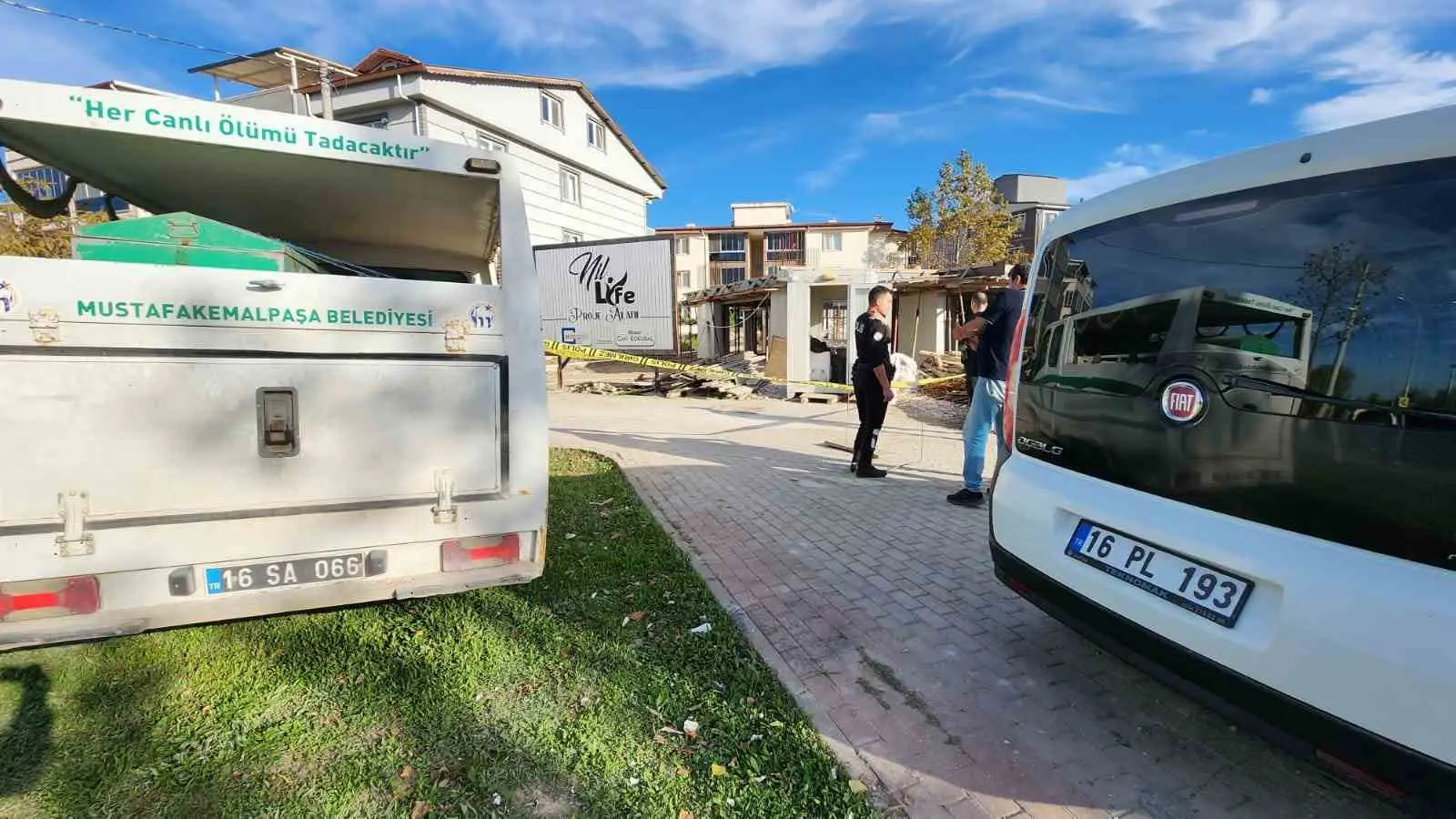 Bursa’nın Mustafakemalpaşa ilçesinde inşaat alanında bekçilik yapan 65 yaşındaki şahıs,