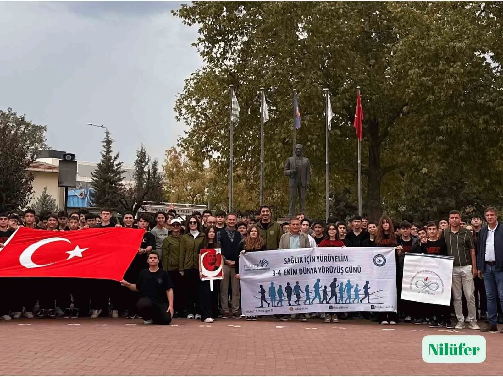 “Dünya yürüyüş günü” kapsamında Bursa İl Milli Eğitim Müdürlüğü İşyeri
