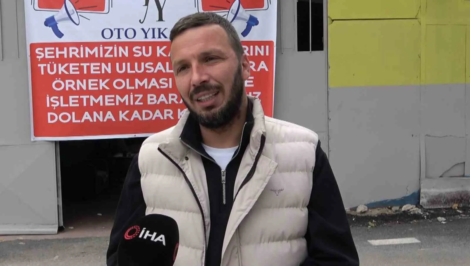 Bursa’da faaliyet gösteren bir oto yıkama işletmesi, su kaynaklarının korunması