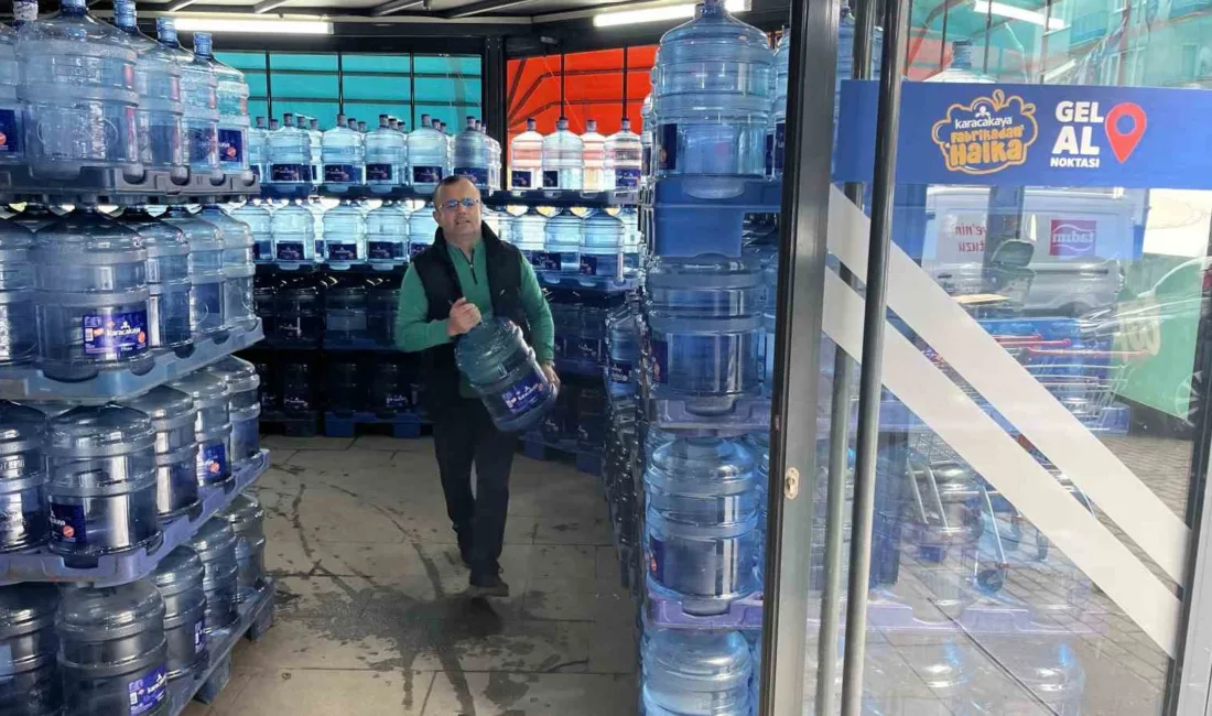 Bursalılar 20 litrelik damacana suyu Gel-Al yöntemiyle 59 liradan satan