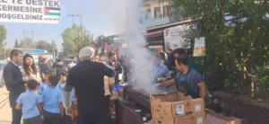 Bursa’nın İnegöl ilçesine bağlı Çeltikçi Mahallesi’nde, Gazze halkına destek hedefiyle