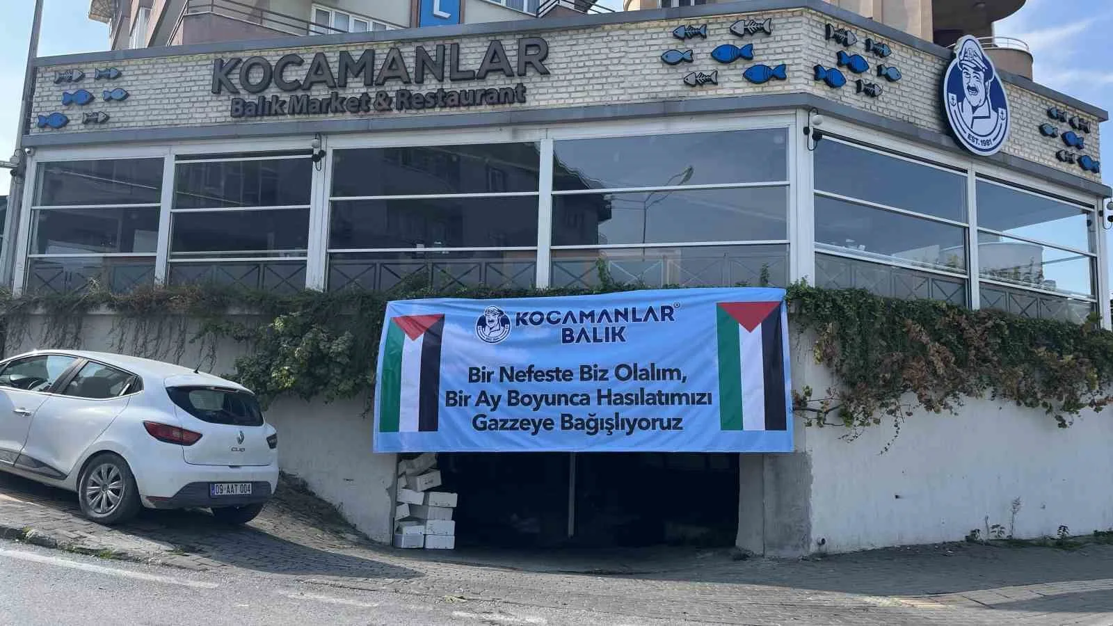 Bursa’da bir balıkçı 5 restoranında 1 ayda kazanacağı hasılatı, Gazze