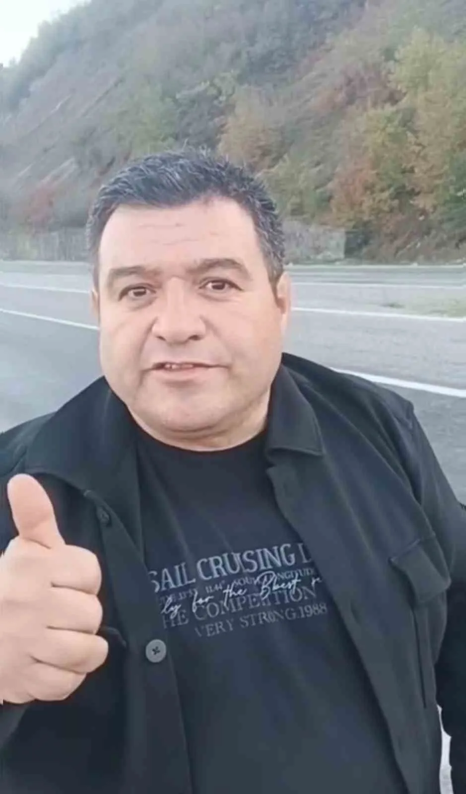 Bartın’da büyük bir kaza atlattığını iddia eden otobüs şoförü, sosyal