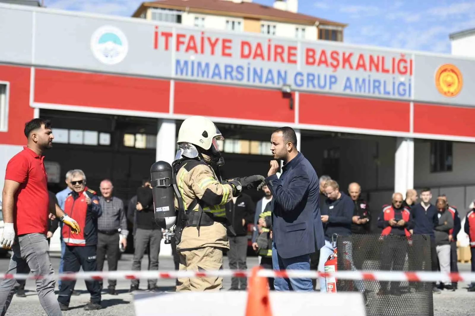 Kayseri Büyükşehir Belediyesi İtfaiye Daire Başkalığı tarafından lityum iyon batarya