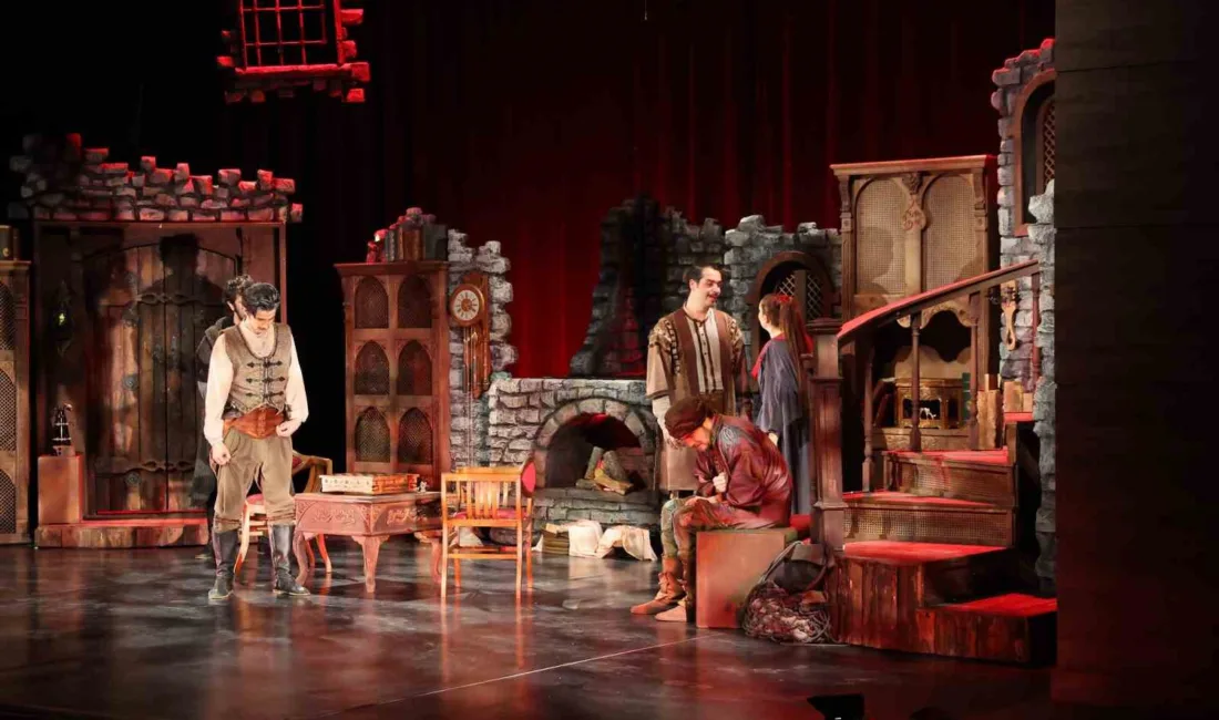 Gaziantep Büyükşehir Belediyesi Şehir Tiyatrosu, “Gazale-Uzun Gece” oyununun prömiyerini izleyiciyle