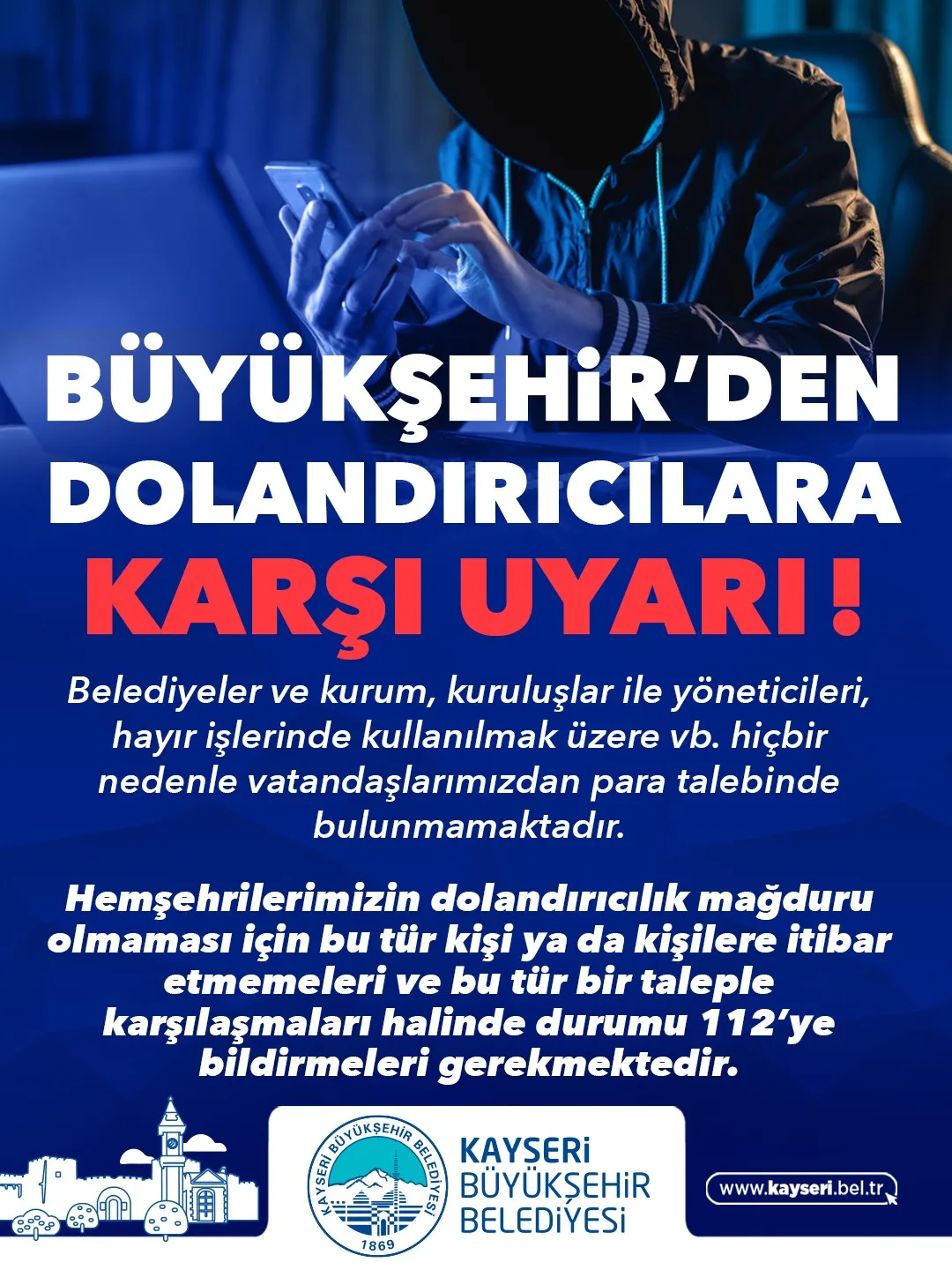 Kayseri Büyükşehir Belediyesi, belediyeler ve kurum, kuruluşlar ile yöneticilerinin ismini