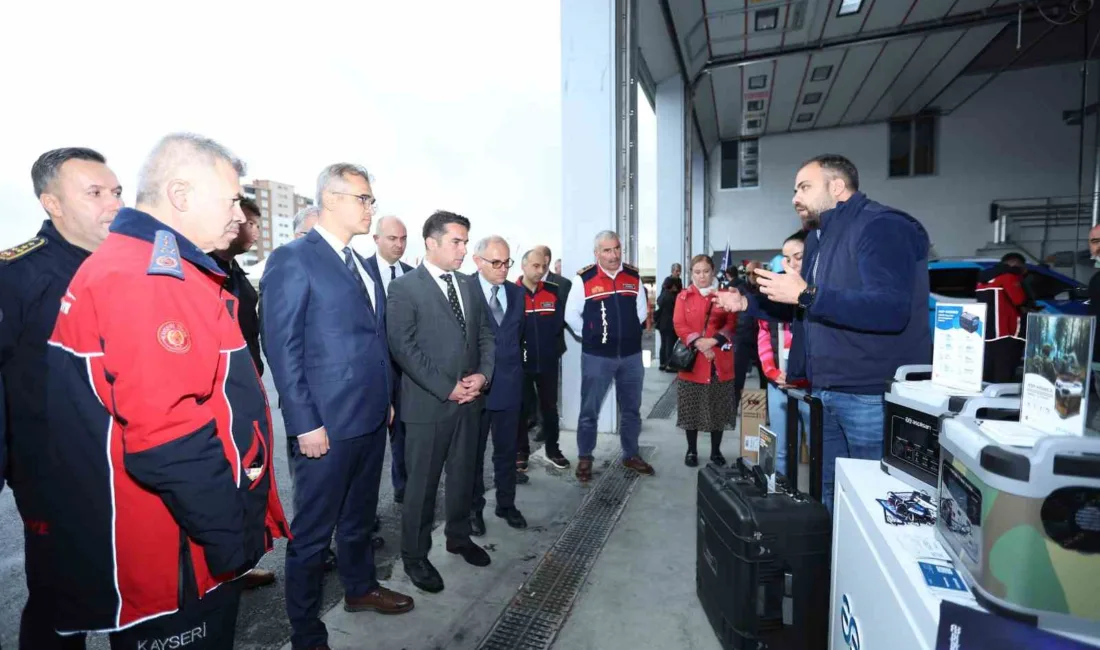 Kayseri Büyükşehir Belediyesi İtfaiye Daire Başkanlığı tarafından, İtfaiye Haftası kapsamında