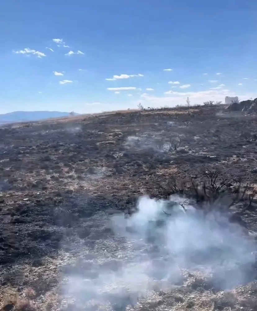 Çankırı’da bir arazide çıkan yangın itfaiye ekipleri tarafından söndürüldü. Olay,