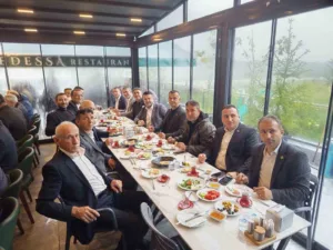 Zonguldak’ın Çaycuma ilçesinde 19 Ekim Muhtarlar Günü dolayısıyla düzenlenen kutlama