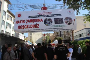 Şırnak’ın Cizre İlçe Müftülüğü, ’Cizre Filistin için el ele’ yardım