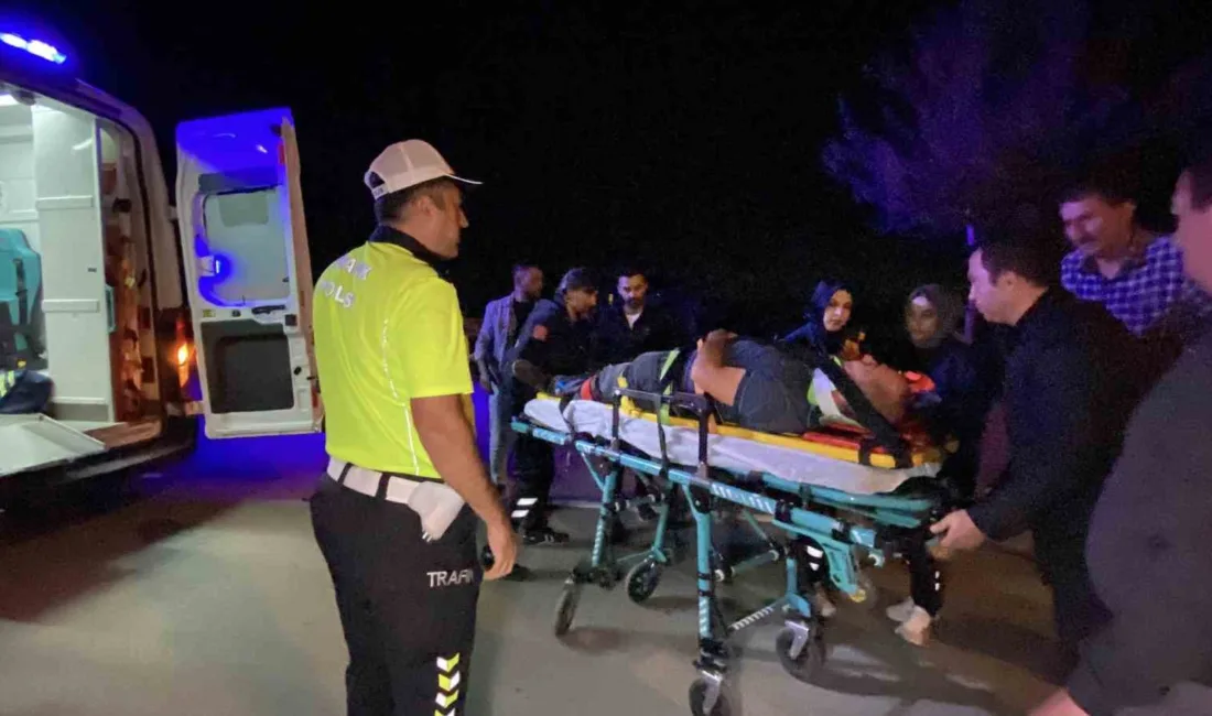 Çorum’da, iki motosikletin çarpışması sonucu meydana gelen trafik kazasında 1