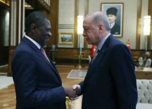 Cumhurbaşkanı Recep Tayyip Erdoğan, Güney Afrika Cumhuriyeti Cumhurbaşkanı Yardımcısı Paul
