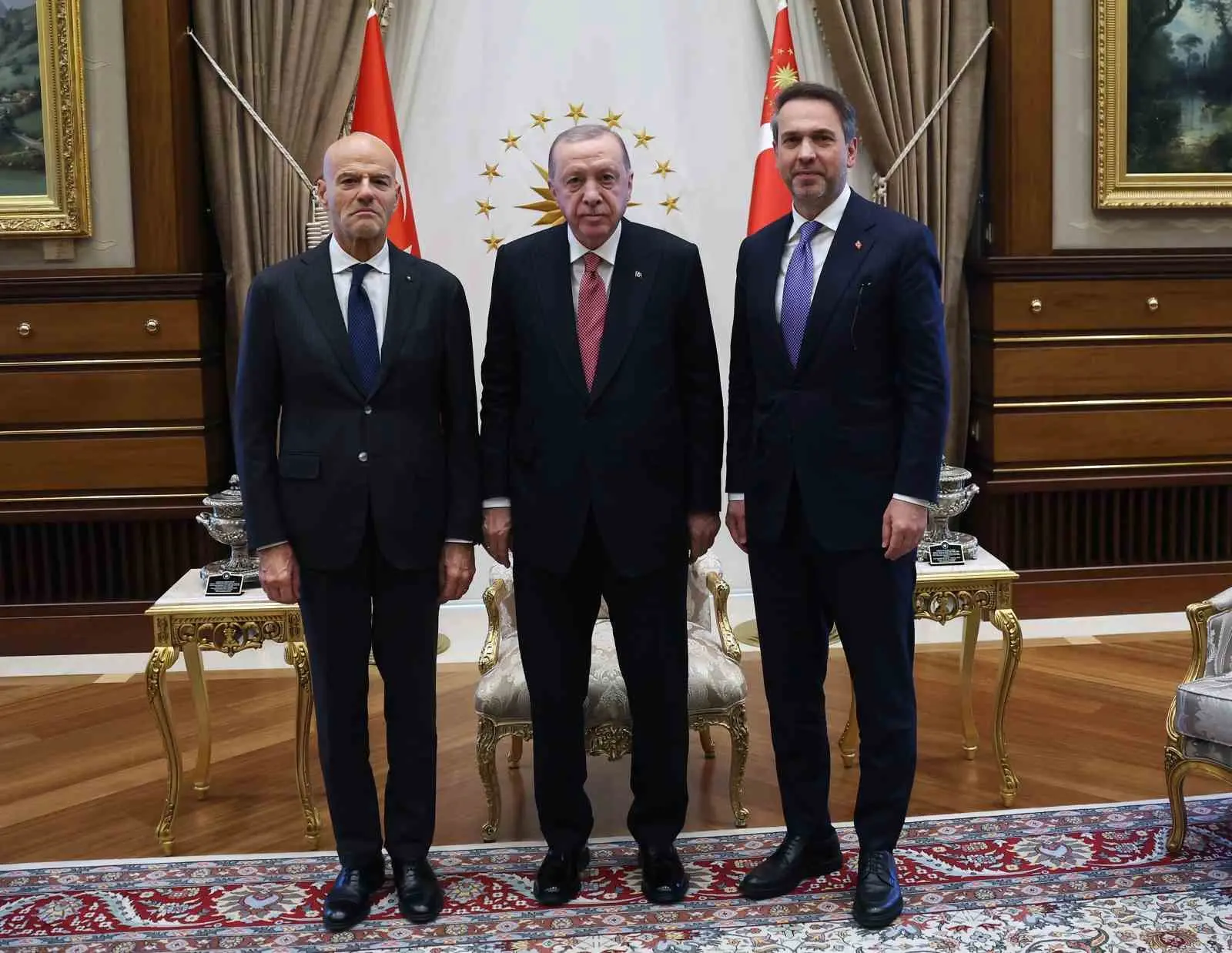 Cumhurbaşkanı Recep Tayyip Erdoğan, İtalya Milli Hidrokarbon Ajansı (ENI) Başkanı