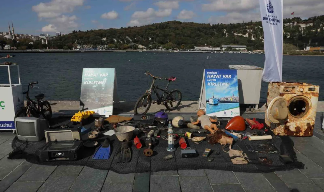 Bursa Büyükşehir Belediyesi’nin, Marmara Denizi’nden ve sahillerden toplanan atıklarla hazırladığı