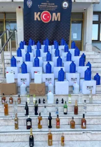 Denizli’de Kaçakçılıkla ve Organize Suçlarla Mücadele ekiplerinin titiz çalışması sonucu