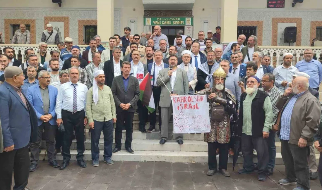 DENİZLİ (İHA) – Denizli’de Cuma namazı sonrası İsrail’in Gazze’de devam