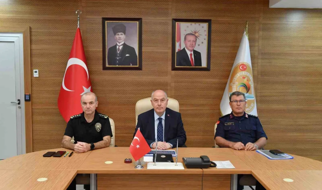 Denizli’nin Eylül ayı asayiş verilerini açıklayan Vali Ömer Faruk Coşkun,