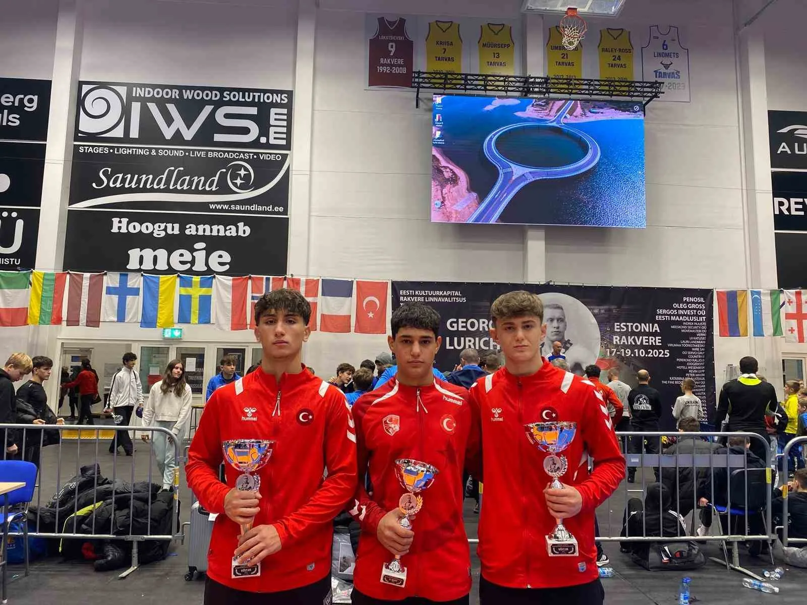 Estonya’nın Rakvere kentinde düzenlenen uluslararası Grekoromen Güreş Turnuvası’nda Denizli Sporcu