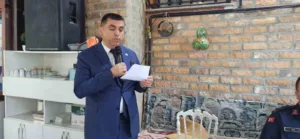 Zonguldak’ın Devrek İlçesinde Devrek Kaymakamlığı tarafından düzenlenen kahvaltı organizasyonunda muhtarlar