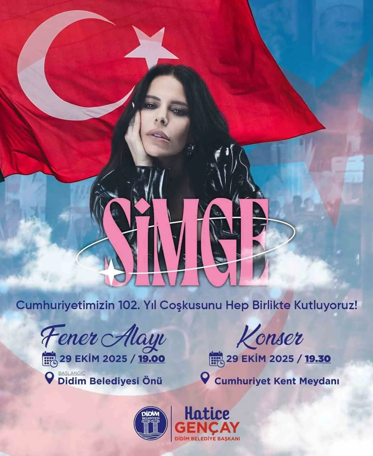 Cumhuriyet’in 102. yılı, Didim’de büyük bir gurur, coşku ve heyecanla