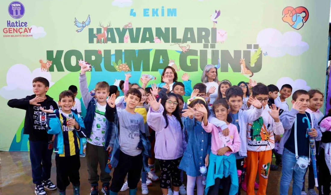 Didim Belediyesi, Dünya Hayvanları Koruma Günü’nde düzenlediği etkinliklerle hem çevre