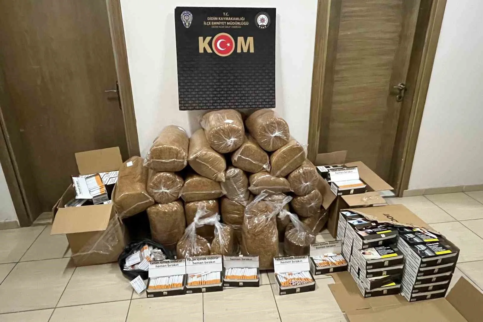 Aydın İl Emniyet Müdürlüğü ekipleri, Didim’de düzenledikleri iki ayrı operasyonda