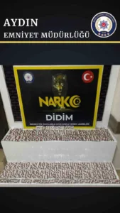 Aydın’ın Didim ilçesi merkezli 2 ilde yapılan uyuşturucu operasyonunda 4